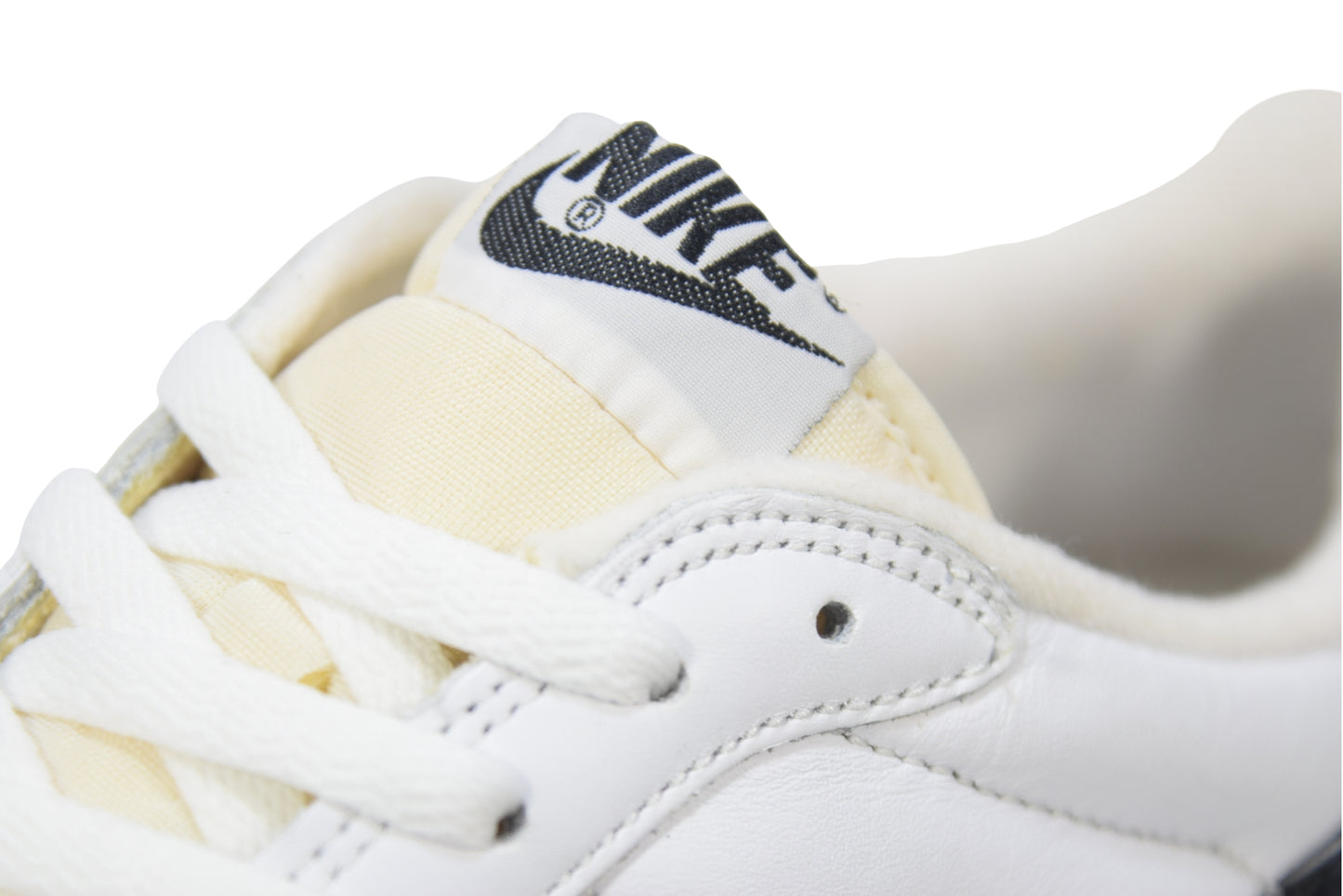 "WHITE BLACK"LEATHER CORTEZ LOW