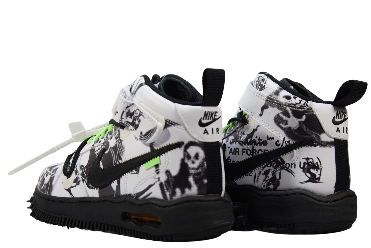 "GRIM REAPER"AIR FORCE 1 MID SP LTHR