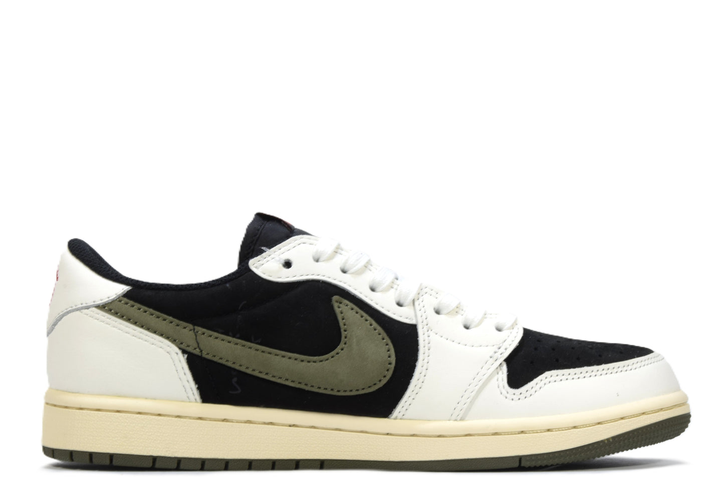 "TRAVIS SCOTT MEDIUM OLIVE"WMNS AIR JORDAN 1 LOW OG SP