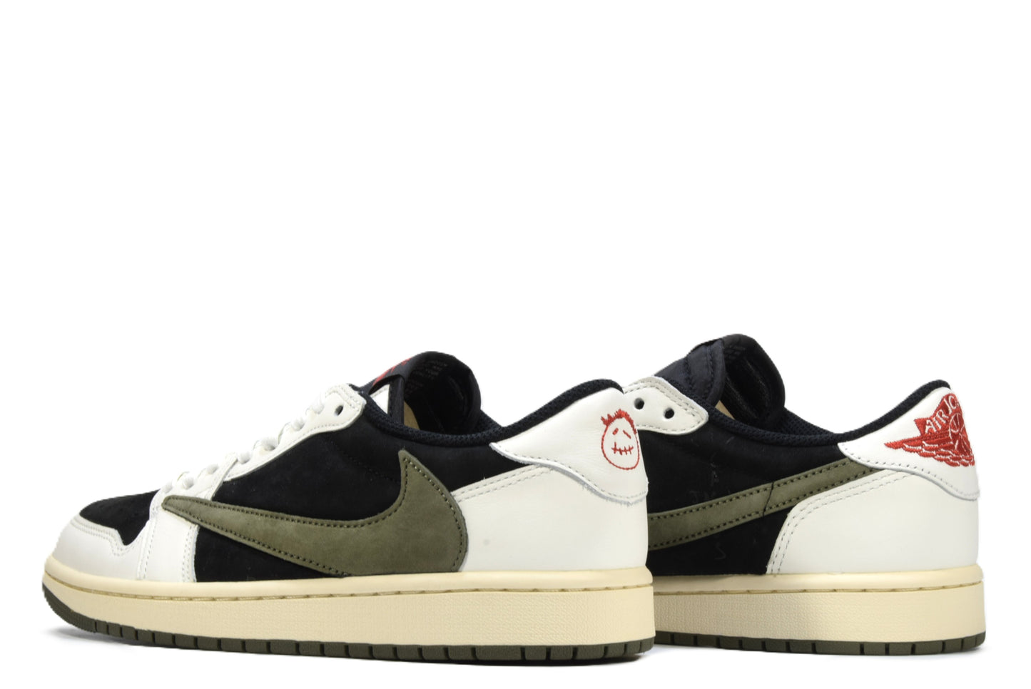 "TRAVIS SCOTT MEDIUM OLIVE"WMNS AIR JORDAN 1 LOW OG SP