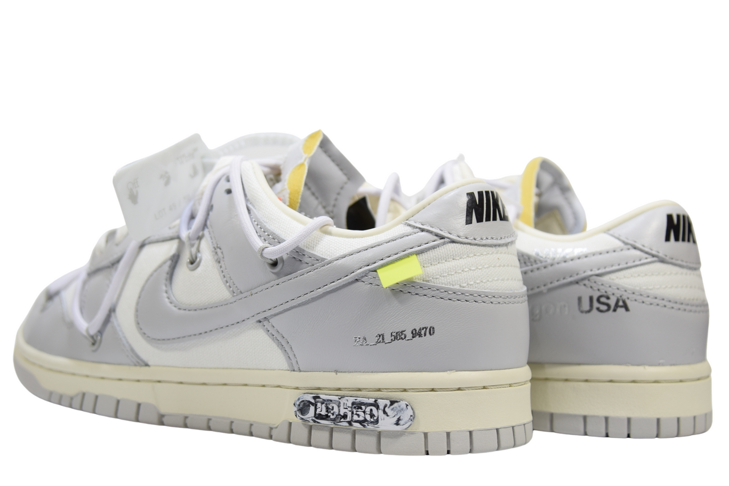 "OFF WHITE LOT 49"DUNK LOW