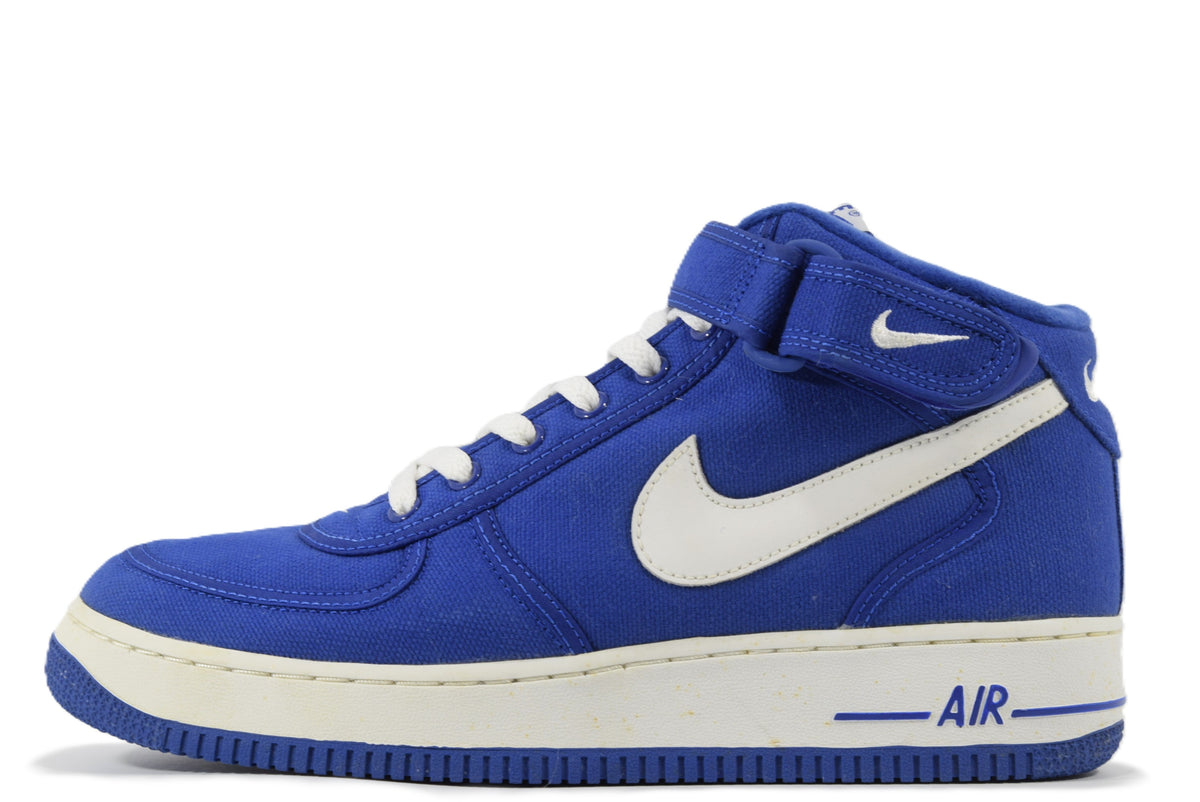 "CANVAS ROYAL"AIR FORCE 1 MID CANVAS