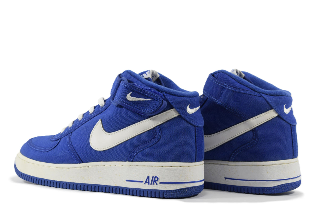 "CANVAS ROYAL"AIR FORCE 1 MID CANVAS