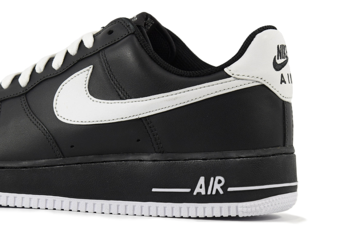 "BLACK LEATHER"AIR FORCE 1 LOW