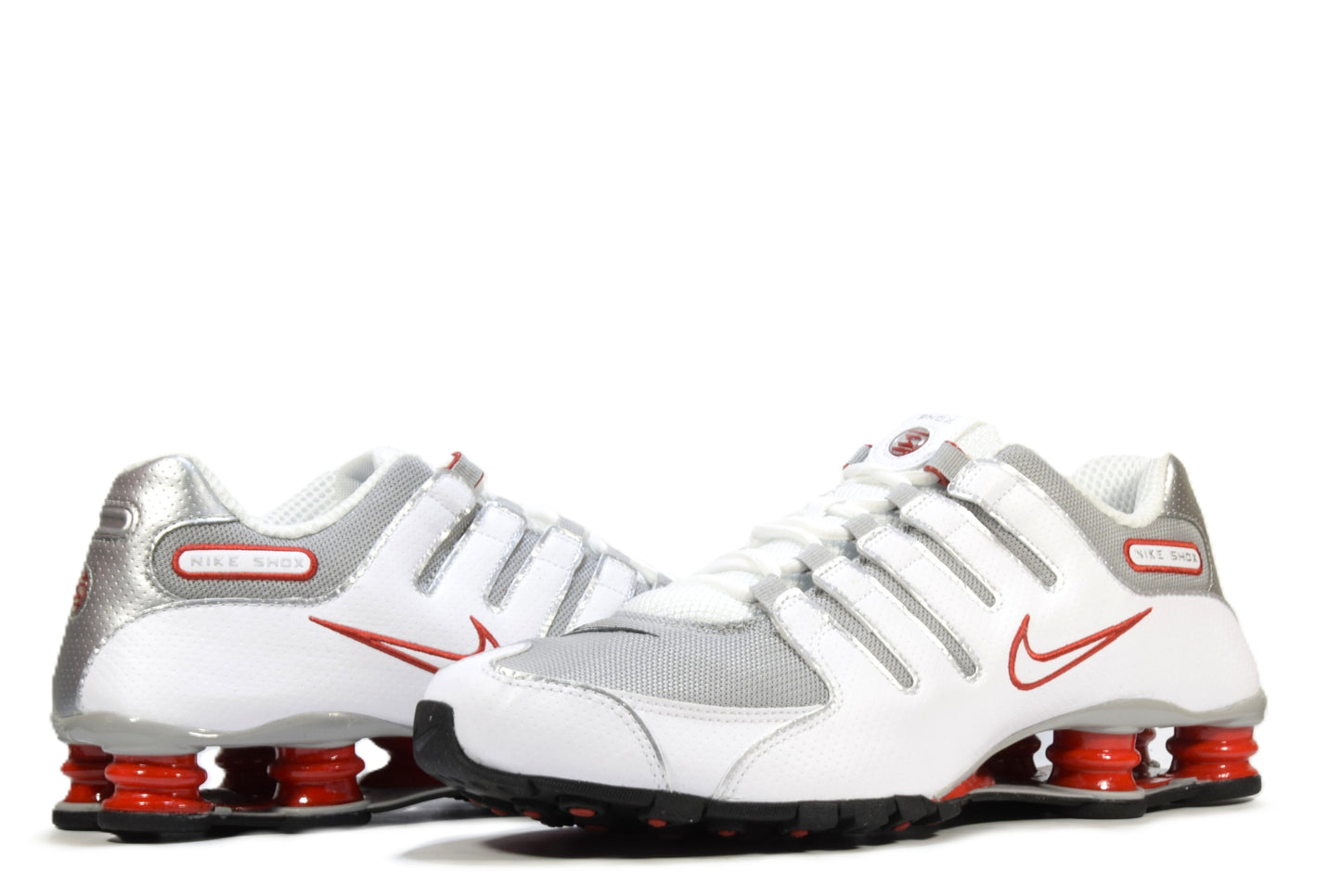 "WHITE METALLIC SILVER"SHOX NZ