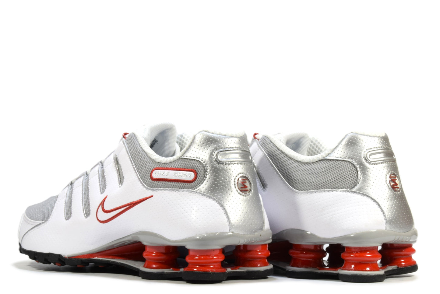 "WHITE METALLIC SILVER"SHOX NZ