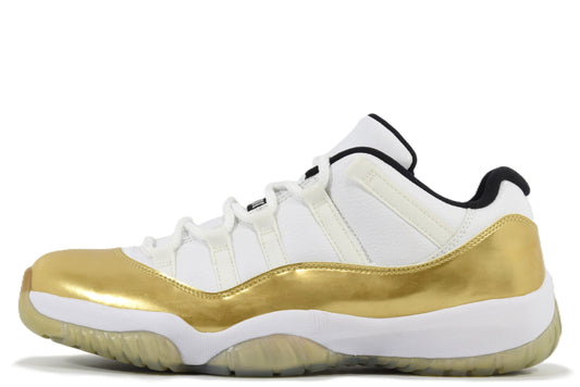 "METALLIC GOLD COIN"AIR JORDAN 11 RETRO LOW