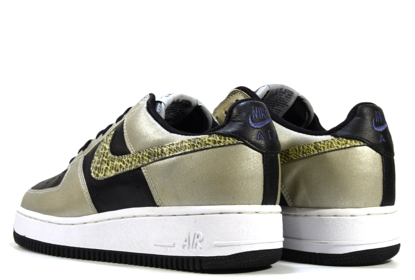 "BLACK SNAKE"AIR FORCE 1 LOW B