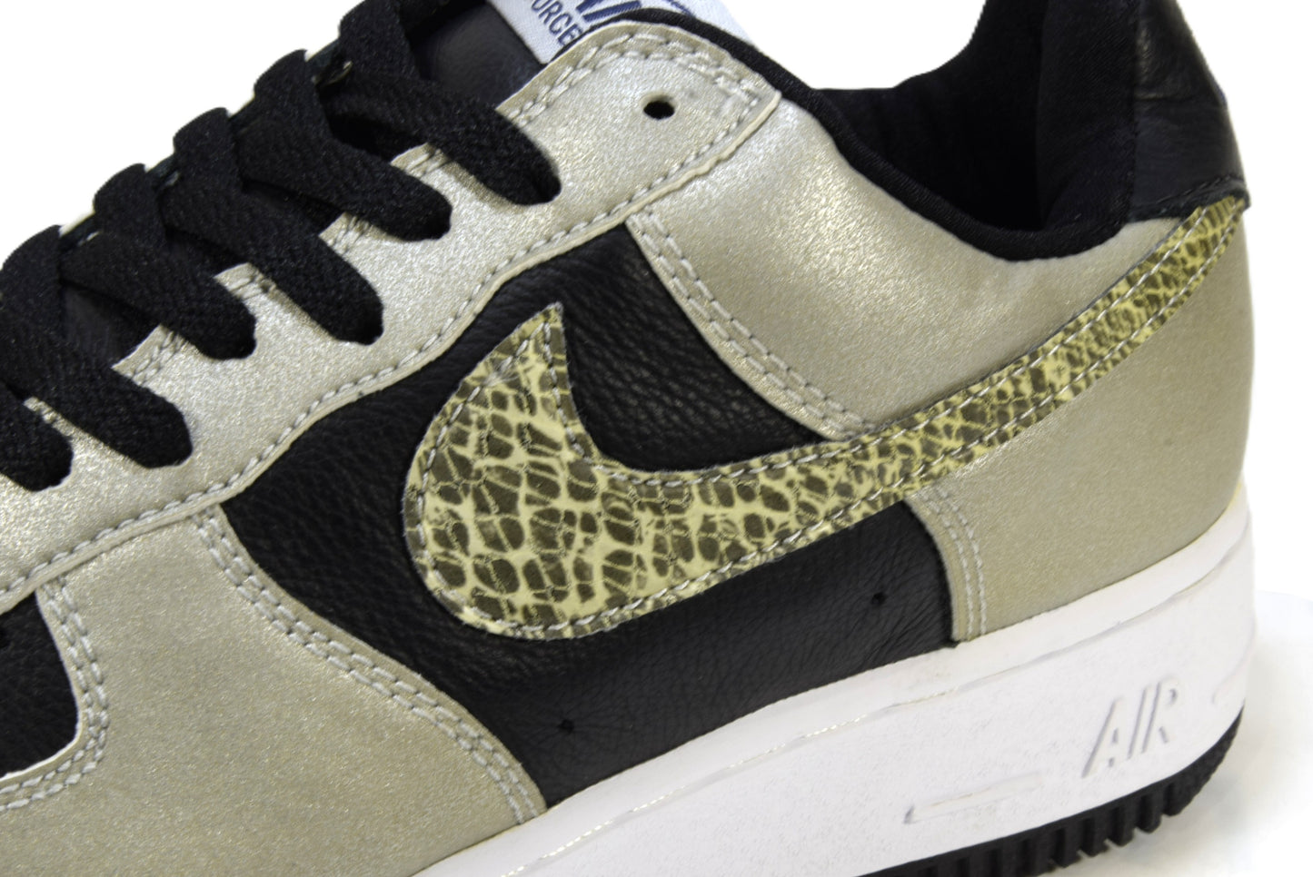 "BLACK SNAKE"AIR FORCE 1 LOW B