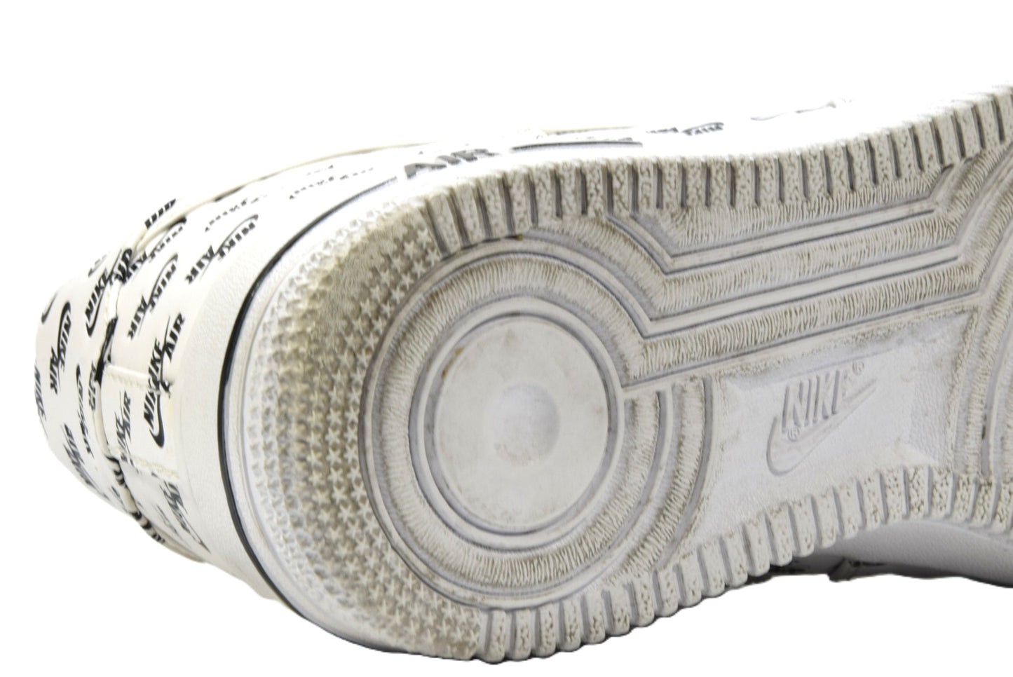 "NIKE LOGO WHITE"AIR FORCE 1 07 QS