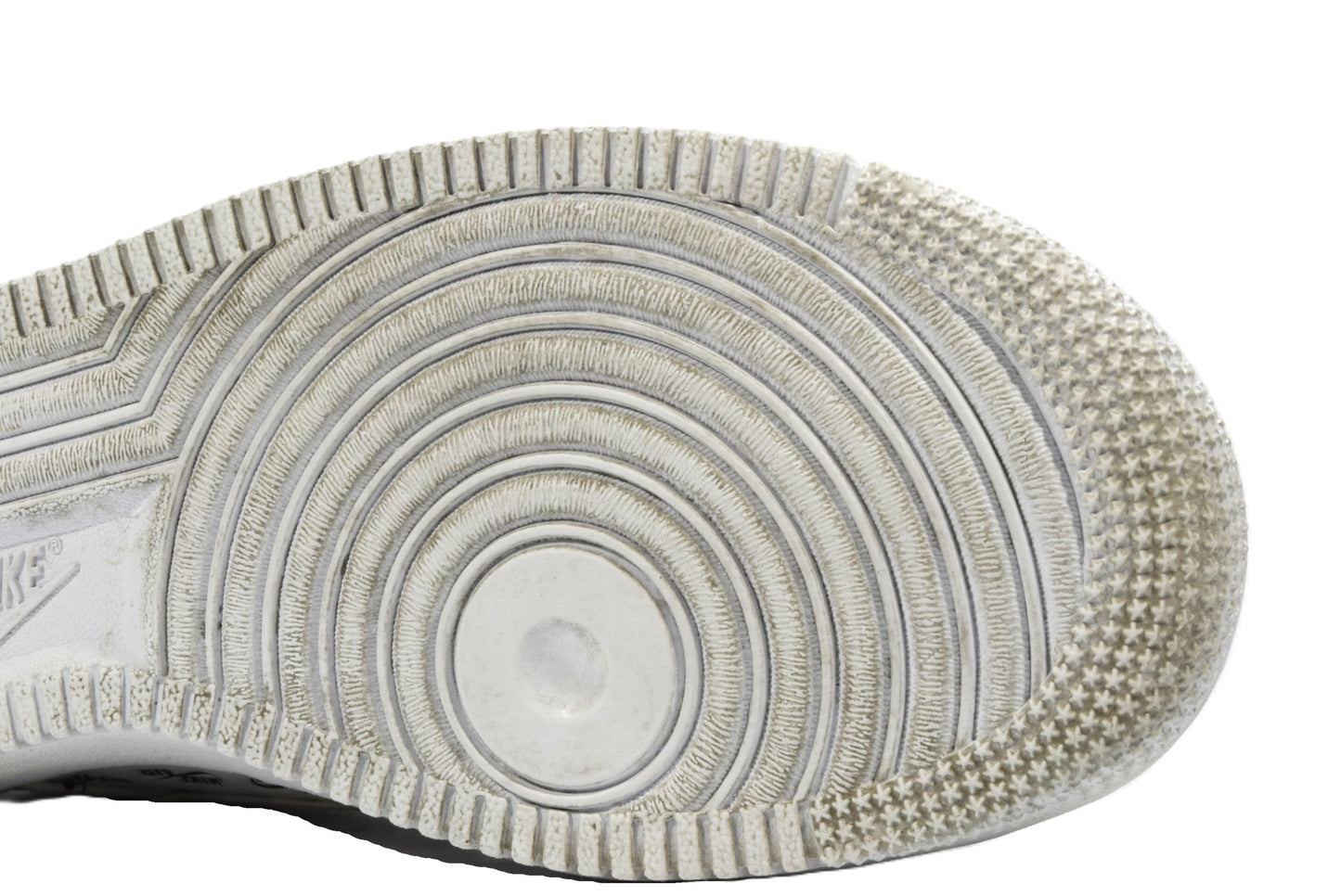 "NIKE LOGO WHITE"AIR FORCE 1 07 QS