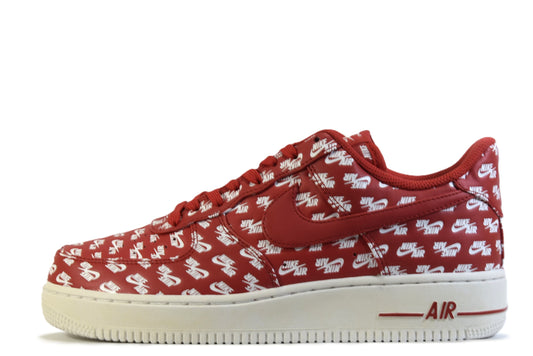 "NIKE LOGO RED"AIR FORCE 1 07 QS