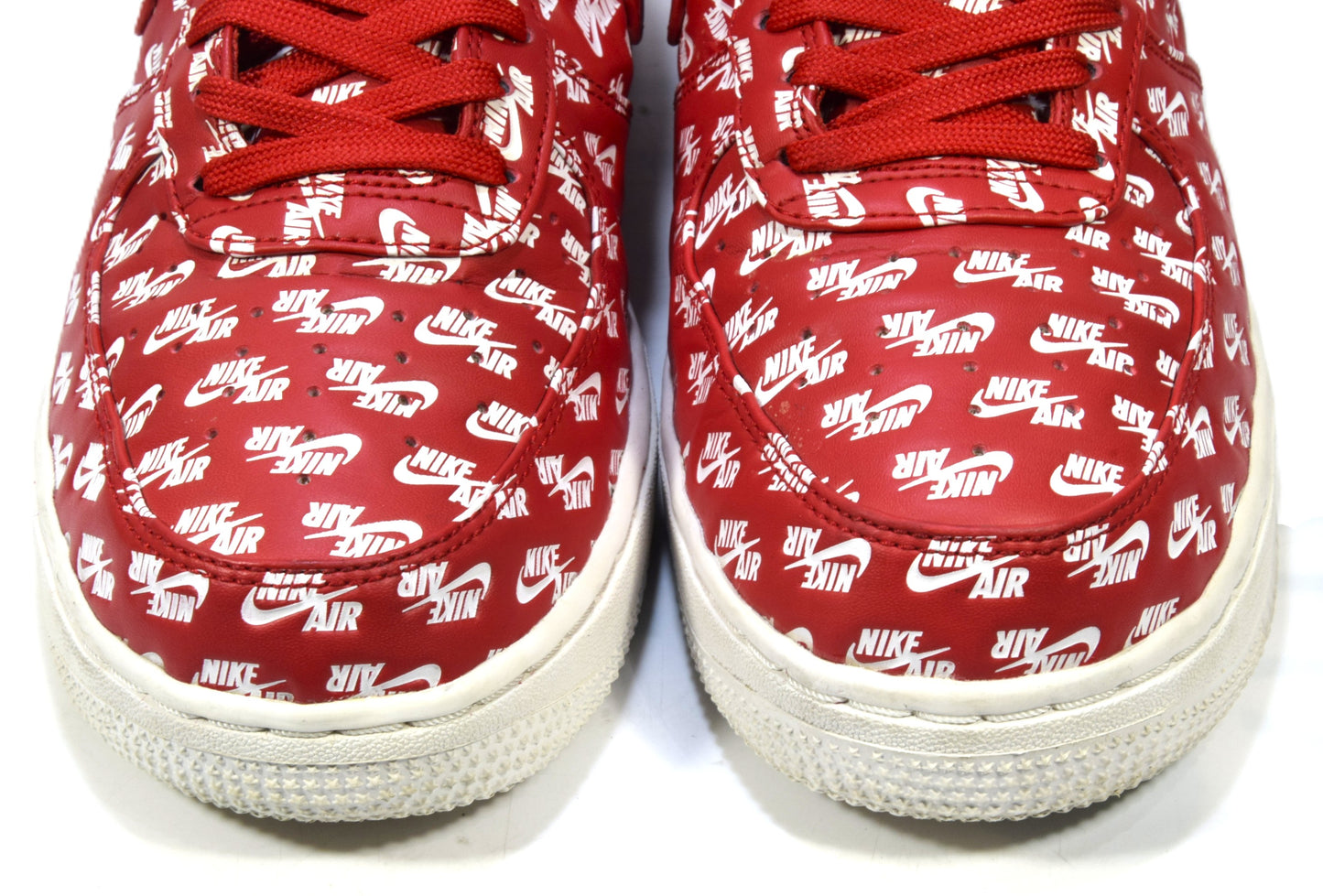 "NIKE LOGO RED"AIR FORCE 1 07 QS