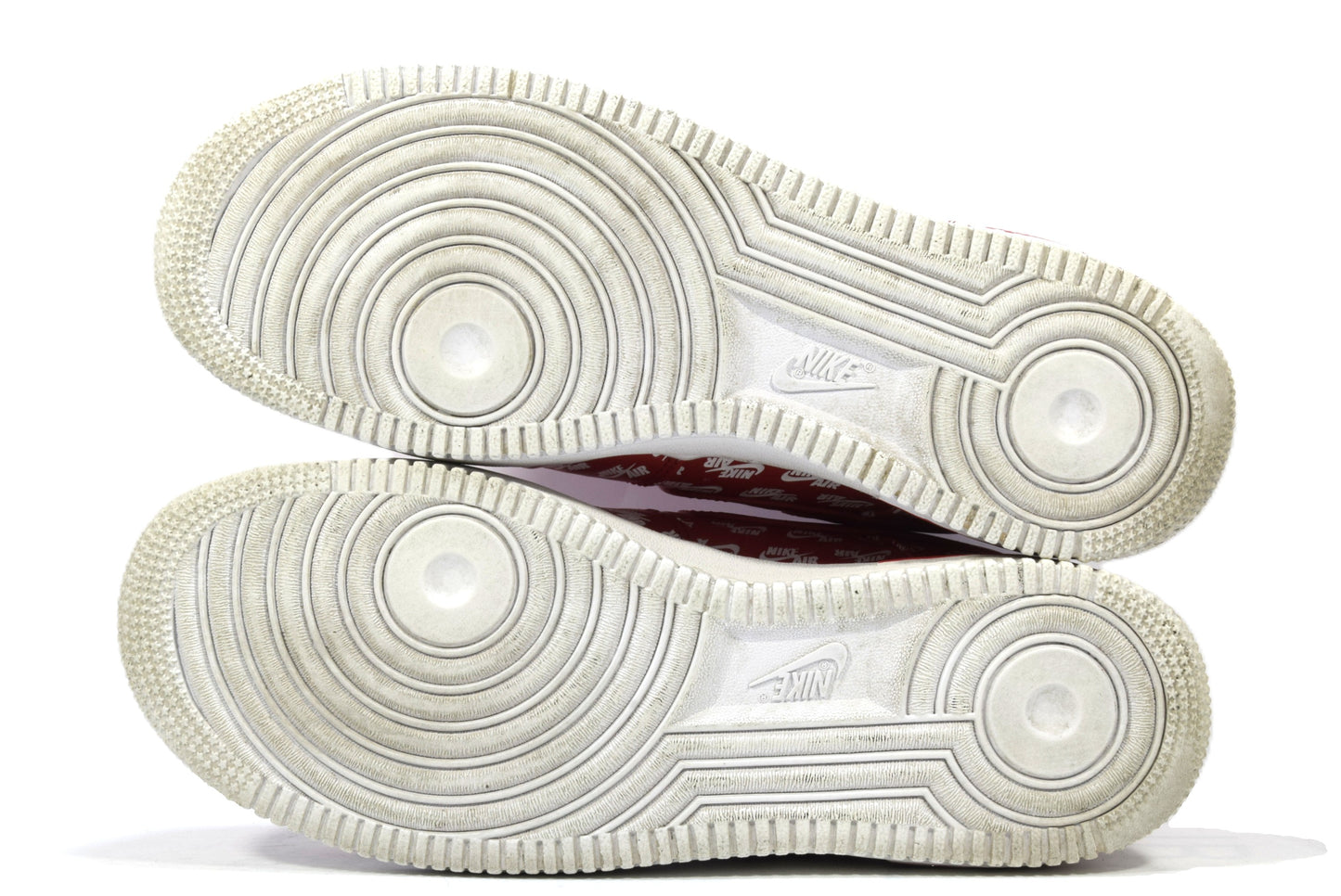 "NIKE LOGO RED"AIR FORCE 1 07 QS