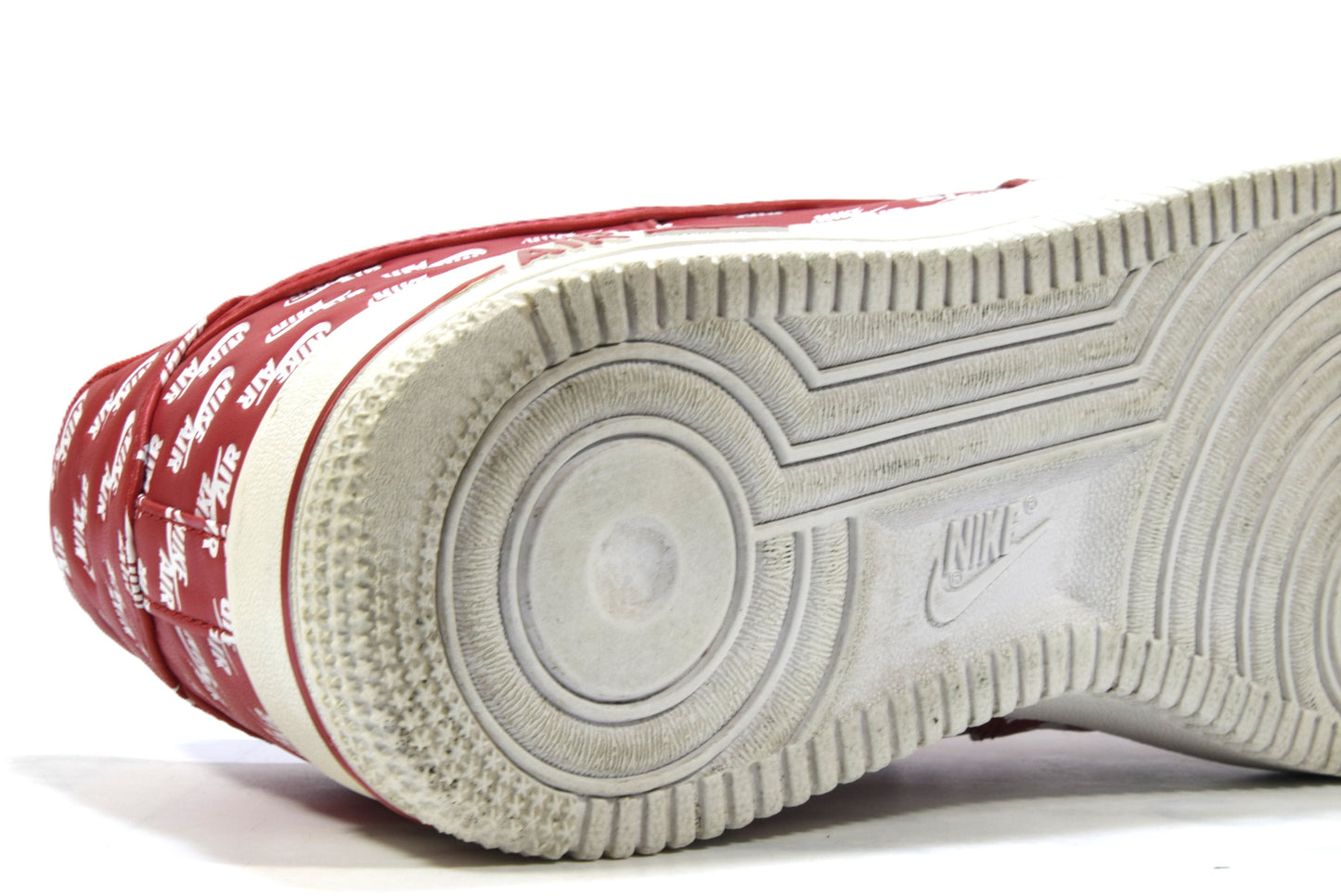 "NIKE LOGO RED"AIR FORCE 1 07 QS