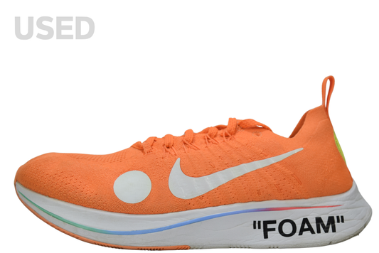 "OFF WHITE ORANGE"ZOOM FLY MERCURIAL FK/OW