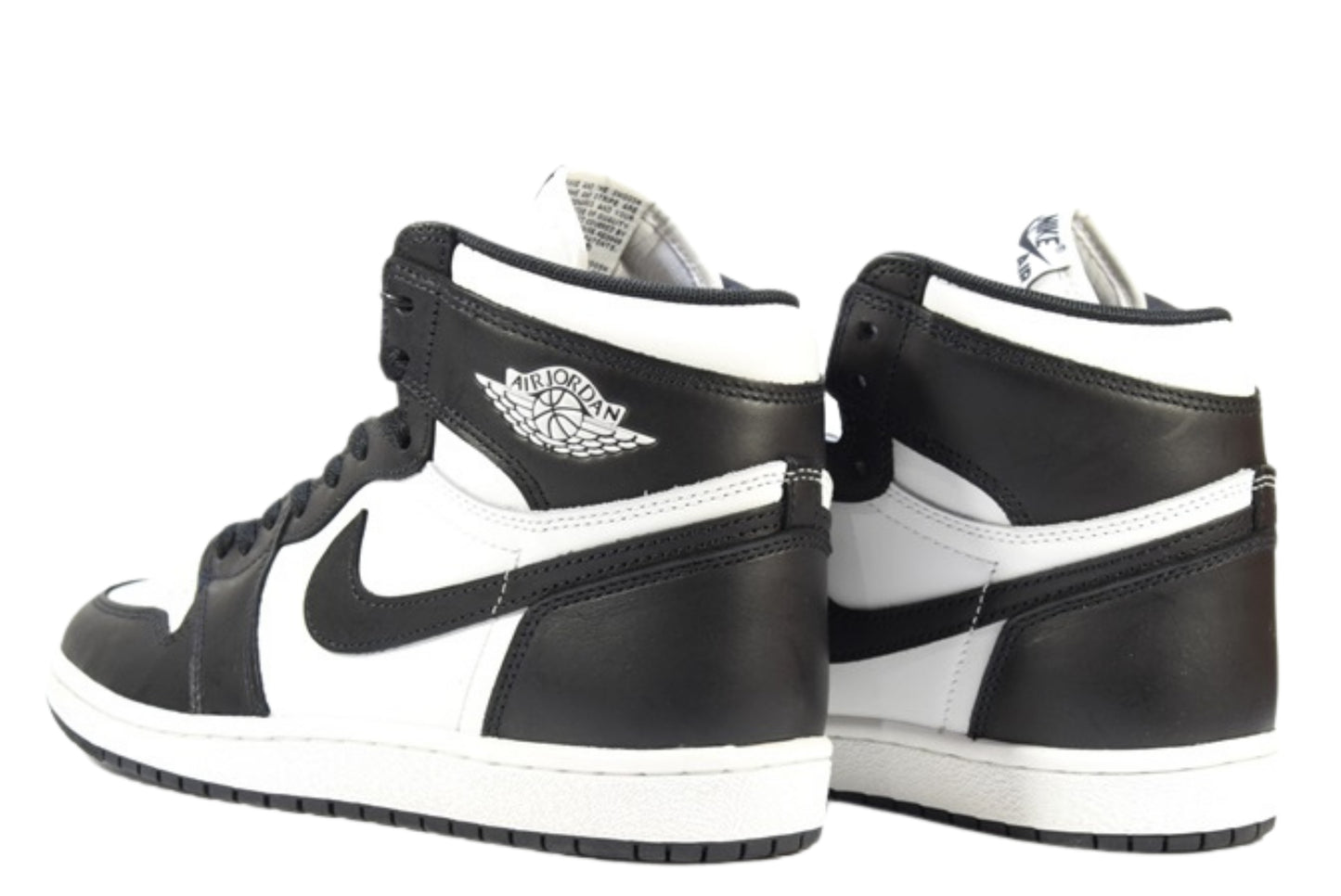 "BLACK/WHITE"AIR JORDAN 1 HI 85