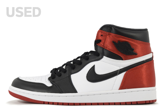 "SATIN BLACK TOE"WMNS AIR JORDAN 1 RETRO HIGH OG