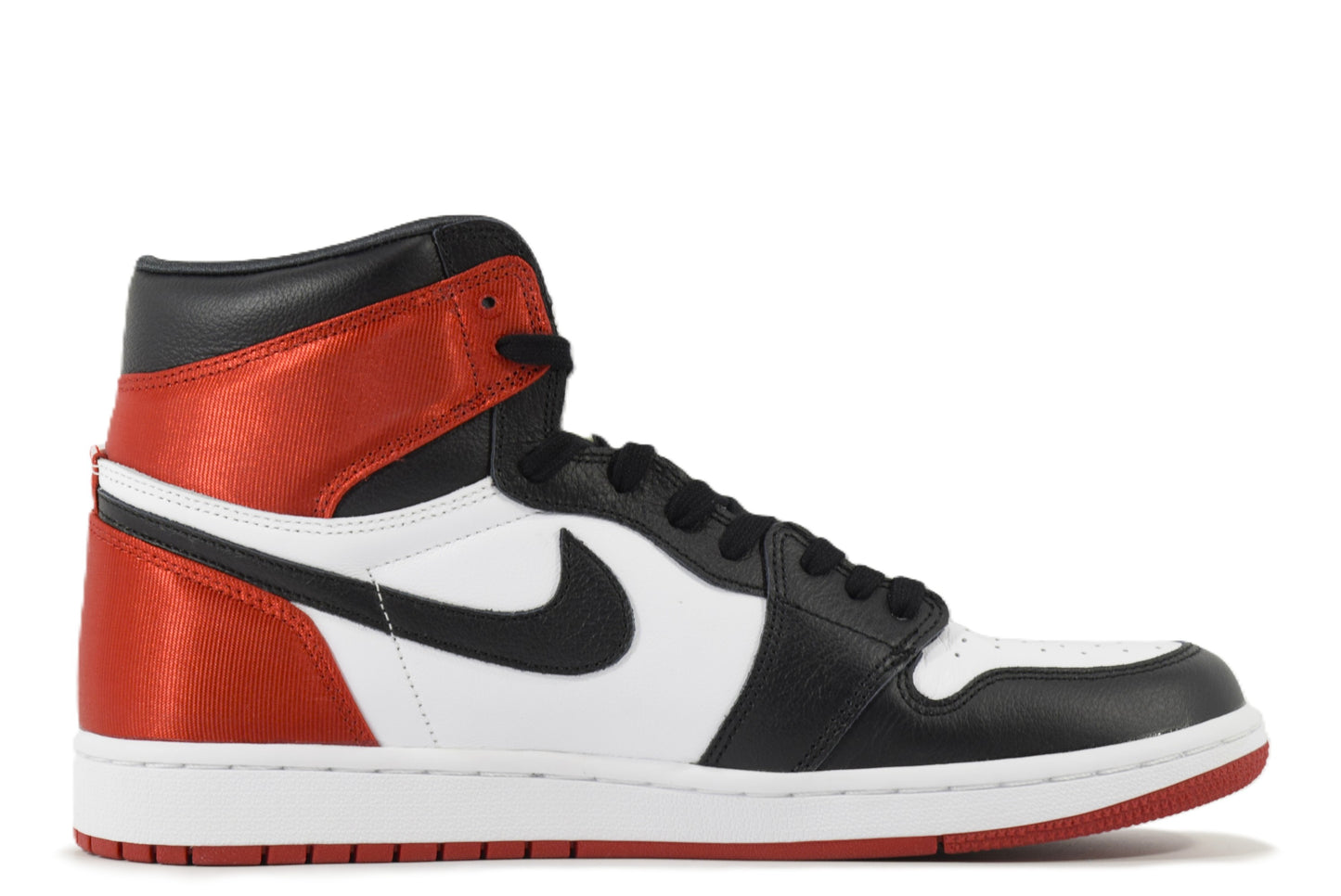 "SATIN BLACK TOE"WMNS AIR JORDAN 1 RETRO HIGH OG