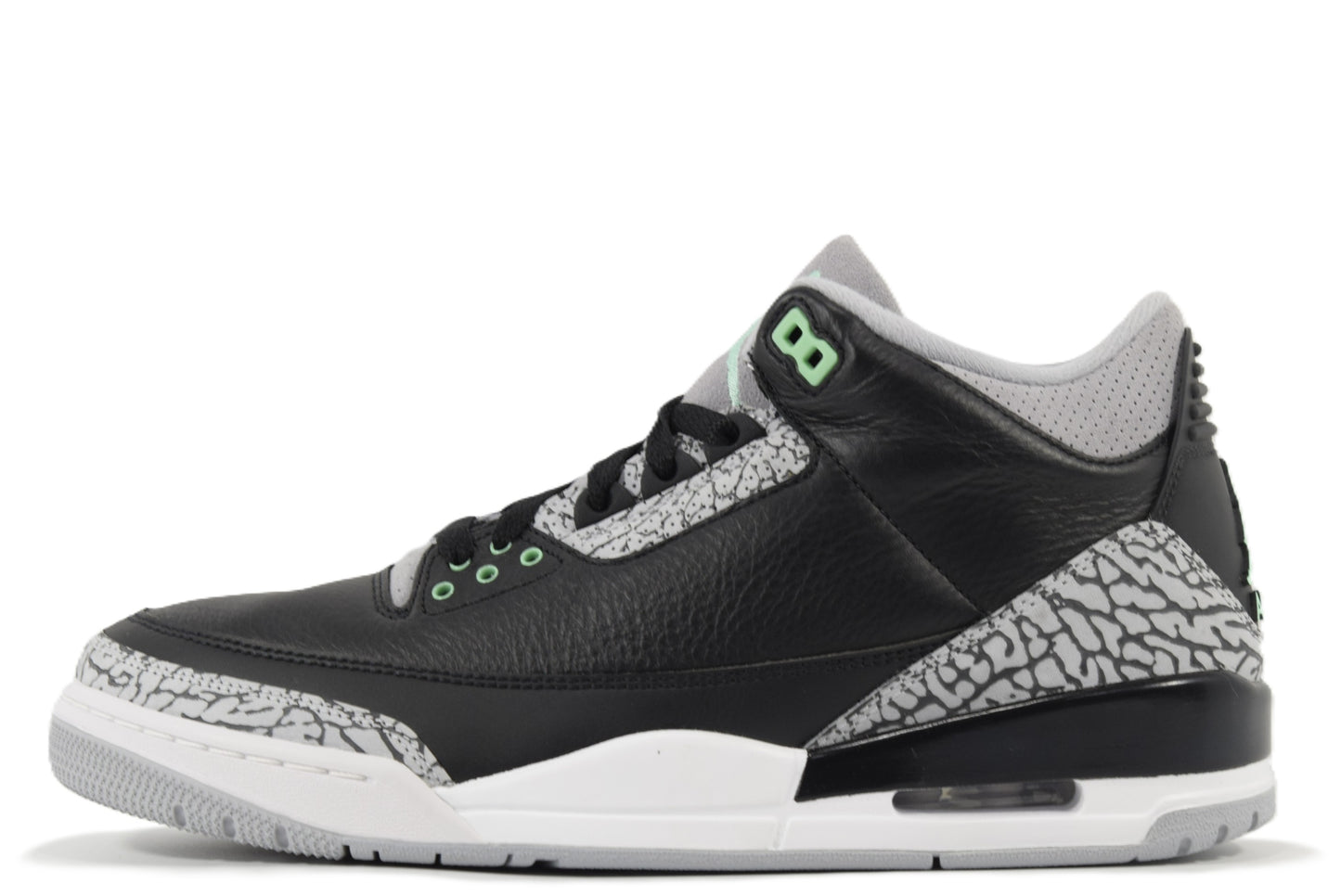 "GREEN GLOW"AIR JORDAN 3 RETRO
