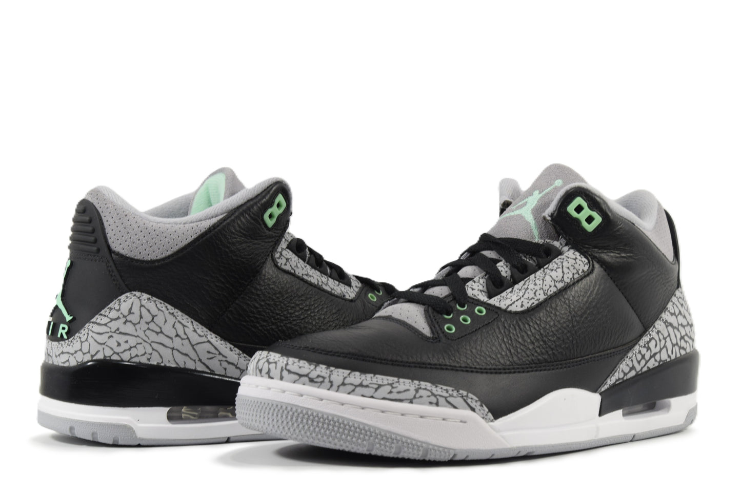 "GREEN GLOW"AIR JORDAN 3 RETRO