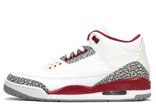 "CARDINAL RED"AIR JORDAN 3 RETRO