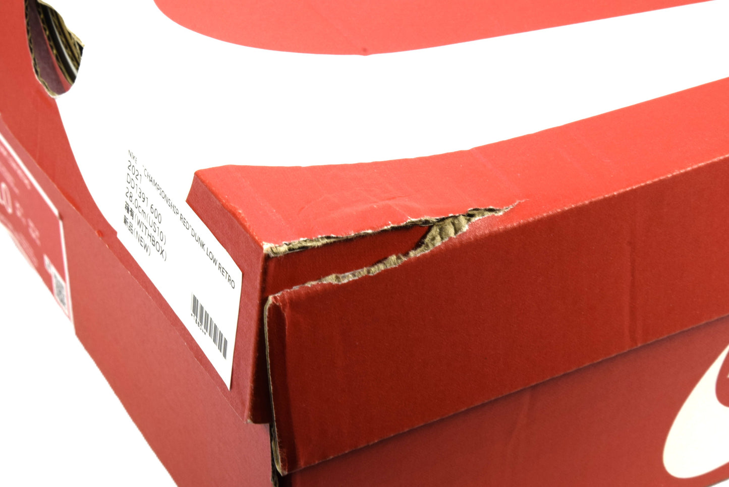 "CHAMPIONSHIP RED"DUNK LOW RETRO