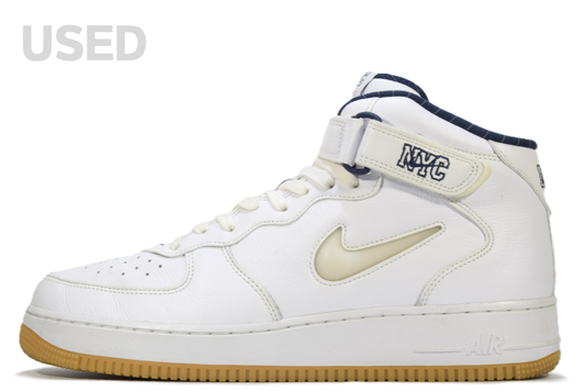 "NYC WHITE"AIR FORCE 1 MID QS