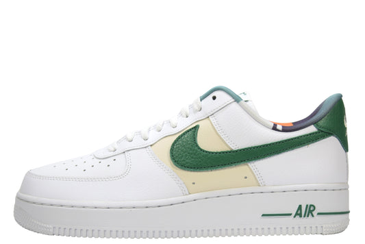 "WHITE AND MALACJITE"AIR FORCE 1 LOW 07 LV8 EMB