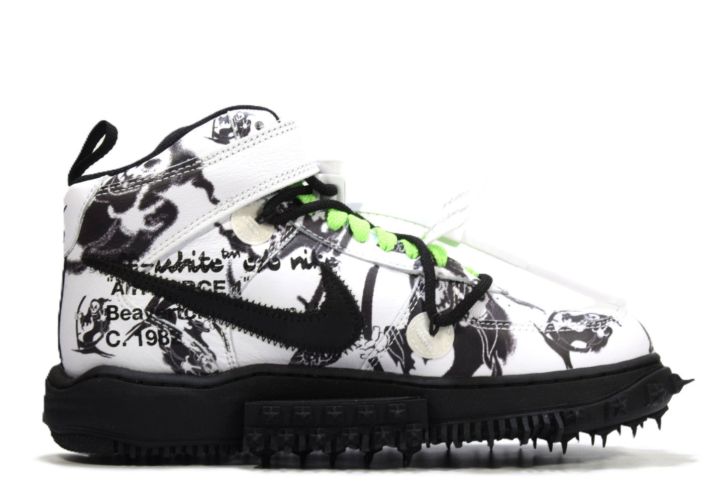 "GRIM REAPER"AIR FORCE 1 MID SP LTHR