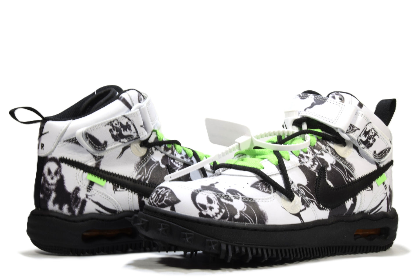 "GRIM REAPER"AIR FORCE 1 MID SP LTHR