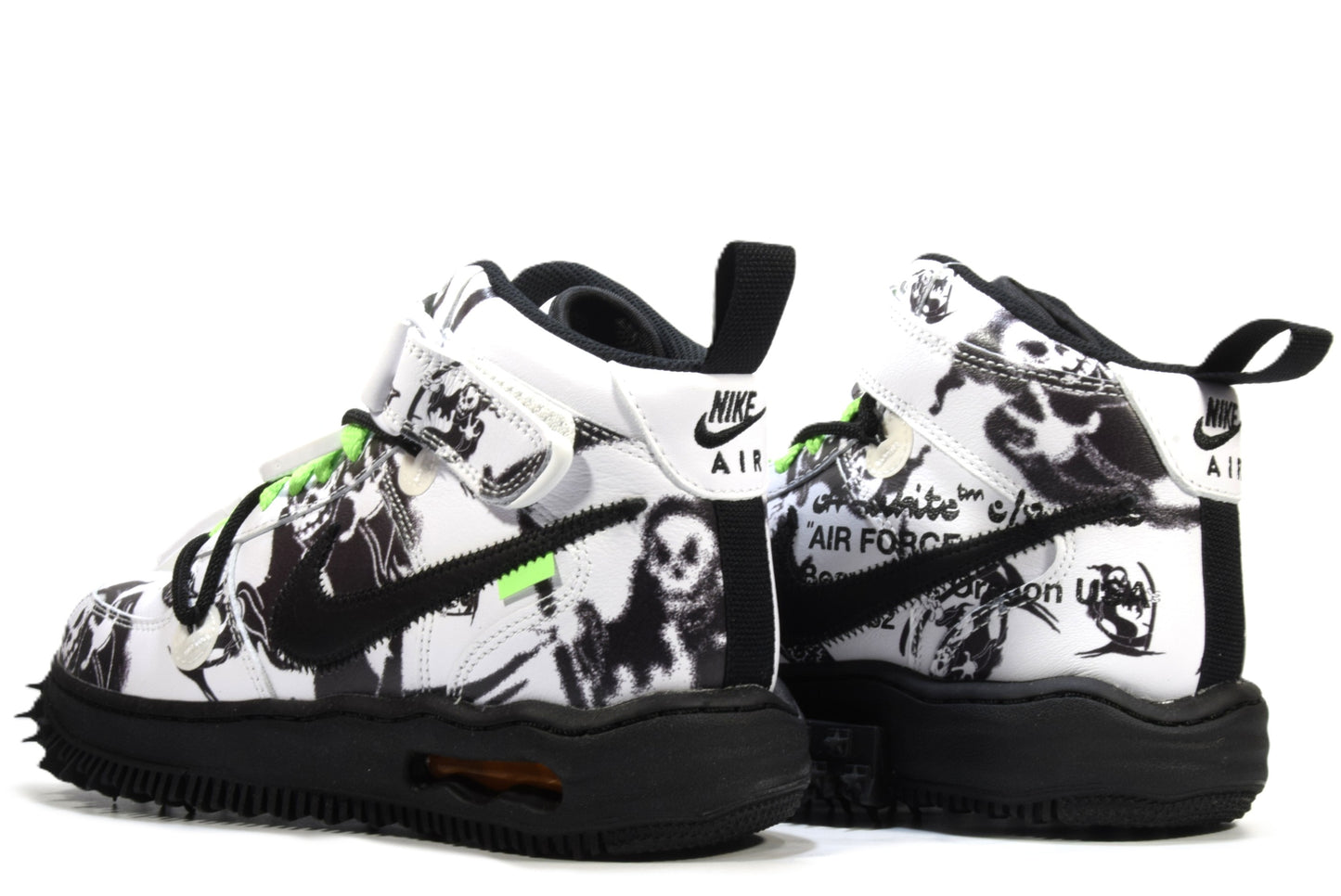 "GRIM REAPER"AIR FORCE 1 MID SP LTHR