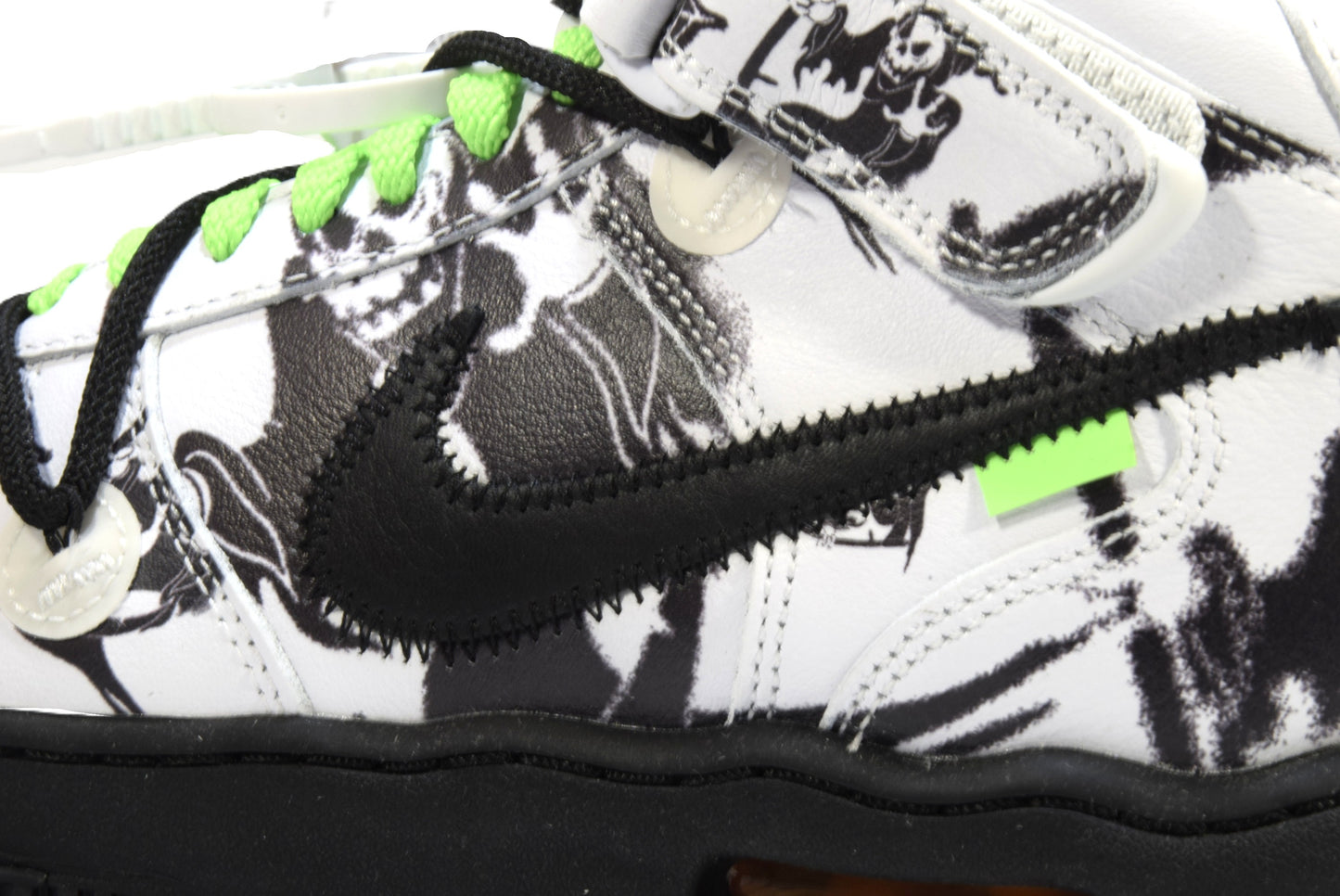 "GRIM REAPER"AIR FORCE 1 MID SP LTHR