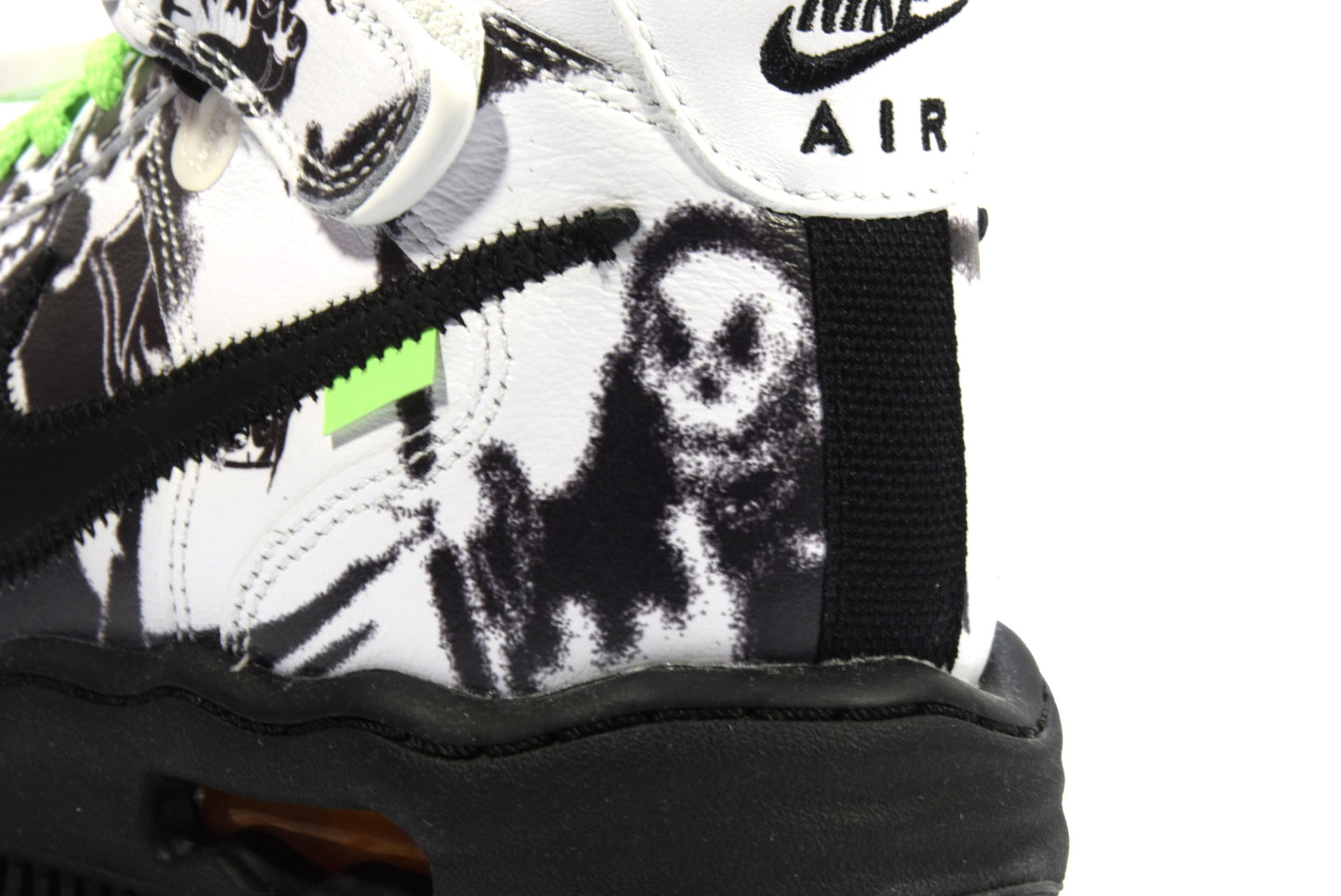 "GRIM REAPER"AIR FORCE 1 MID SP LTHR