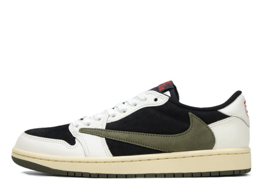 "TRAVIS SCOTT MEDIUM OLIVE"WMNS AIR JORDAN 1 LOW OG SP