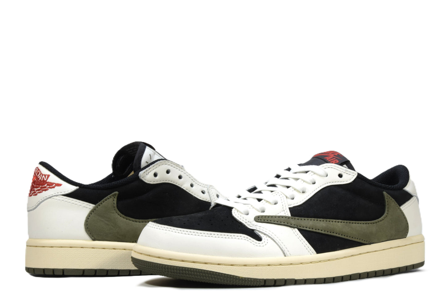 "TRAVIS SCOTT MEDIUM OLIVE"WMNS AIR JORDAN 1 LOW OG SP