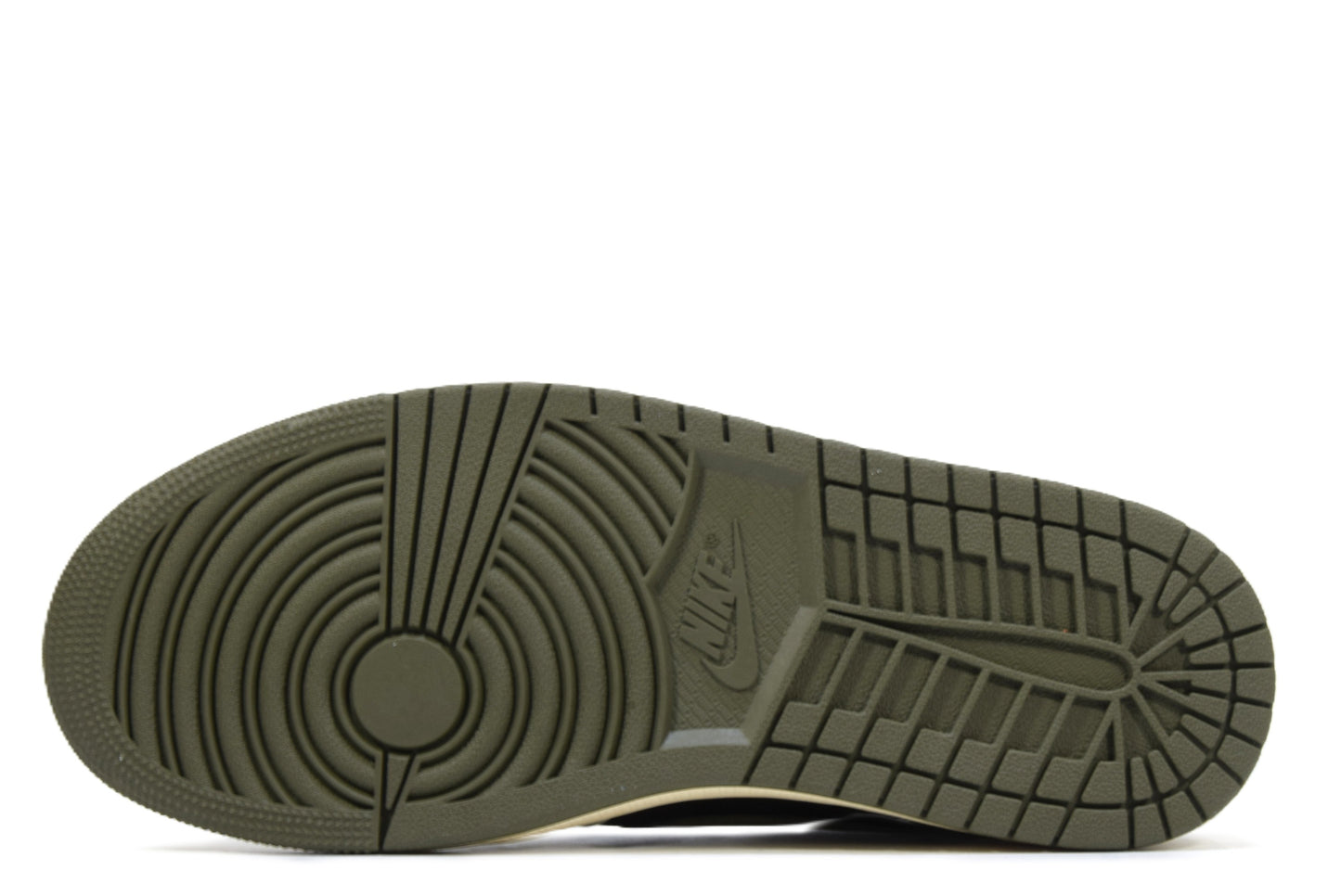 "TRAVIS SCOTT MEDIUM OLIVE"WMNS AIR JORDAN 1 LOW OG SP