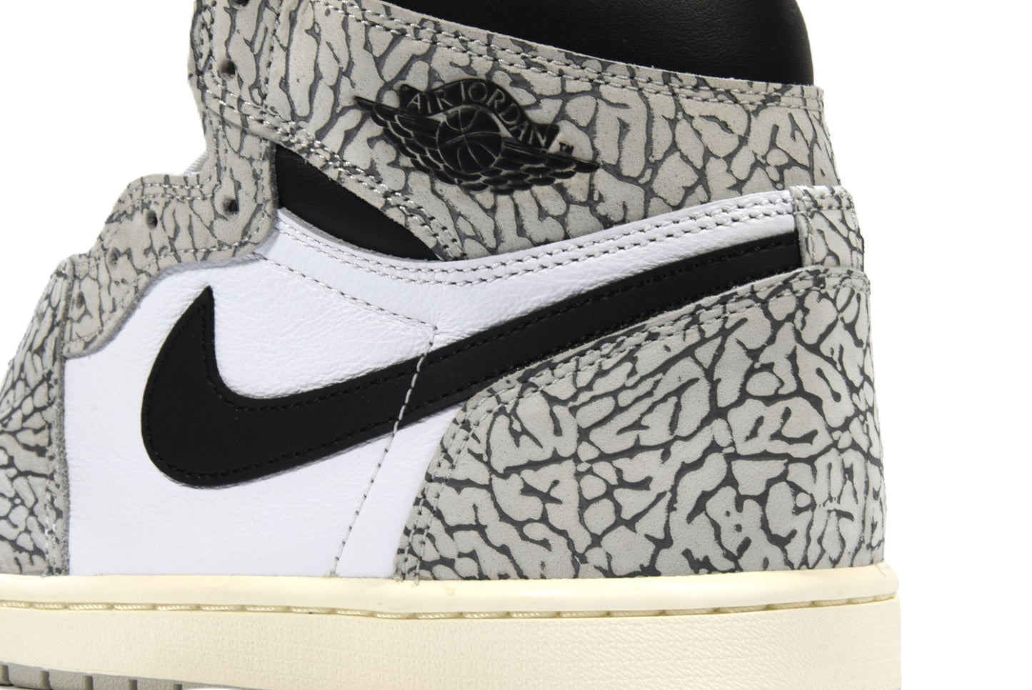 "WHITE CEMENT"AIR JORDAN 1 RETRO HIGH OG