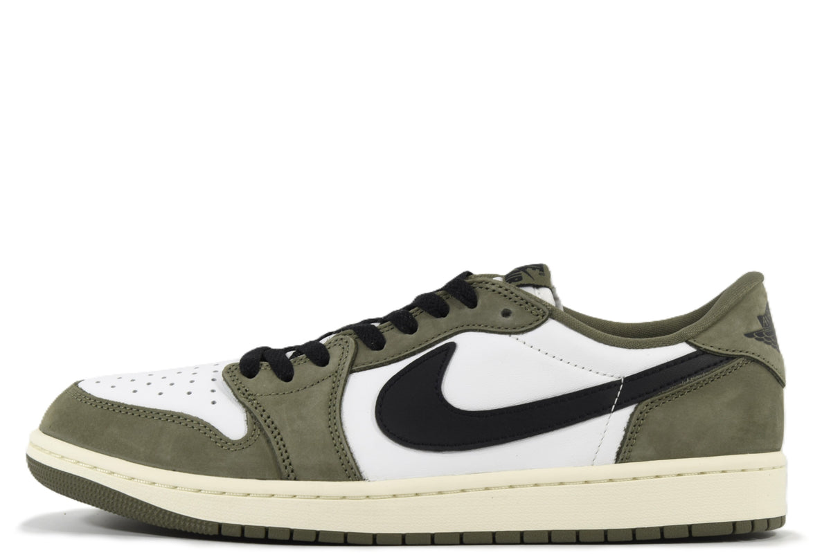 "MEDIUM OLIVE"AIR JORDAN 1 RETRO LOW OG