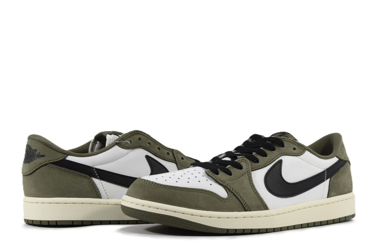 "MEDIUM OLIVE"AIR JORDAN 1 RETRO LOW OG