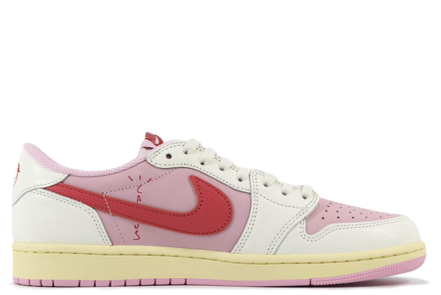 "TRAVIS SCOTT TROPICAL PINK"AIR JORDAN 1 LOW OG SP